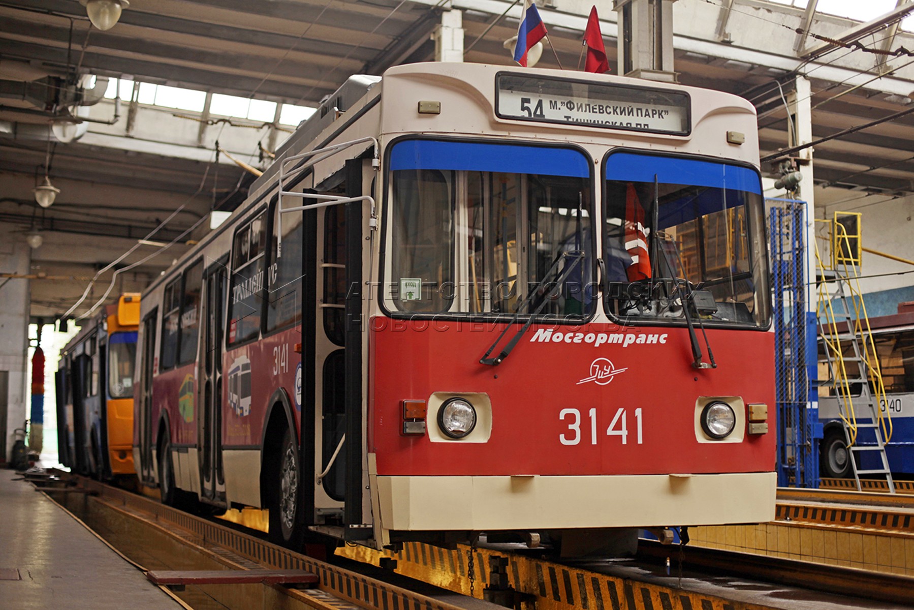 троллейбусный парк в москве