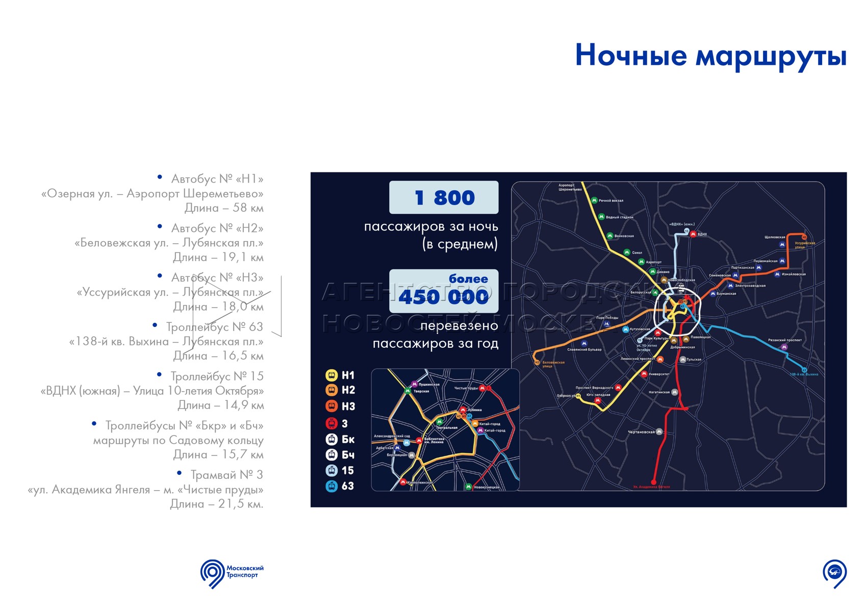 Схема ночных маршрутов москвы