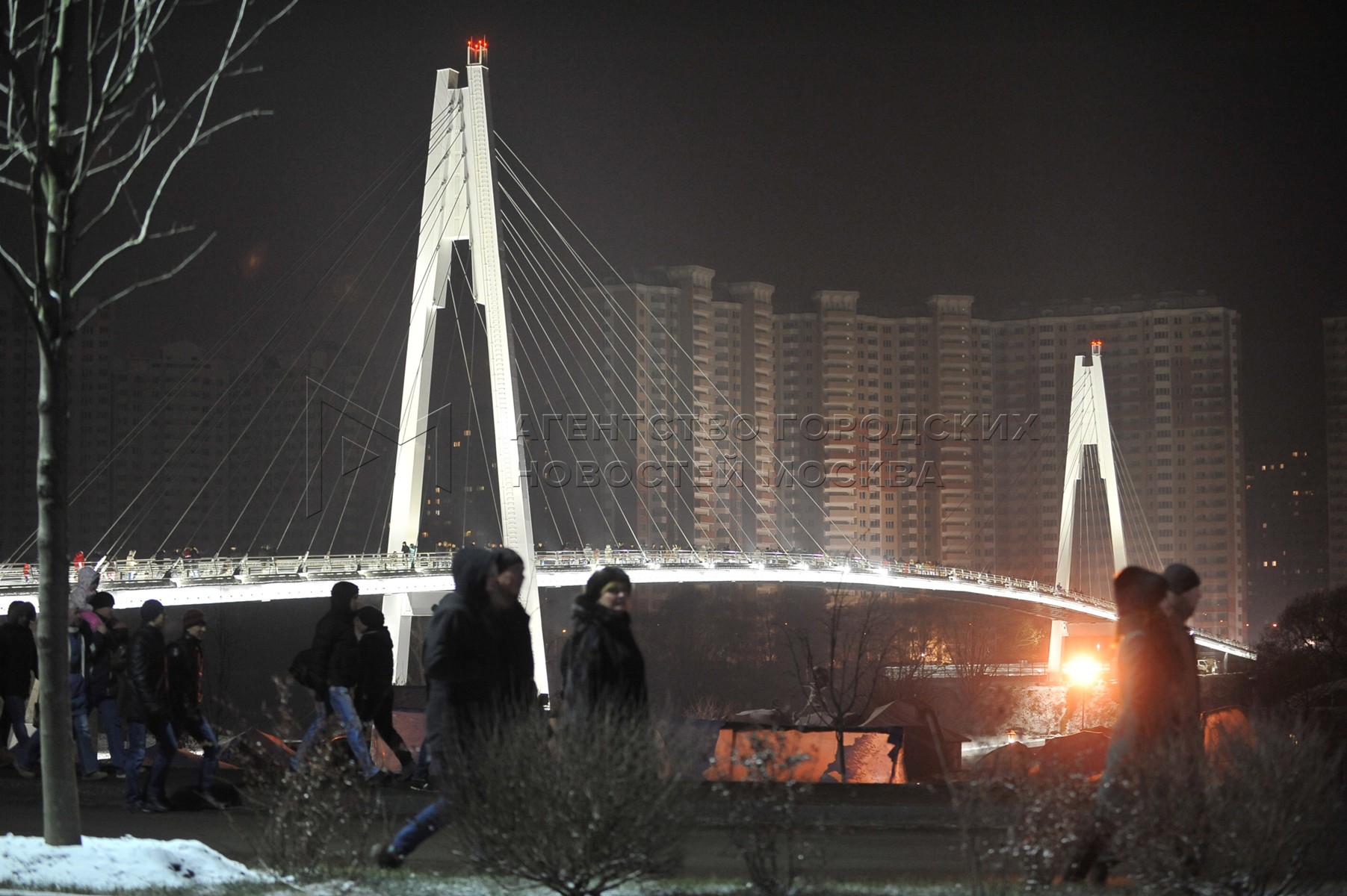 мост в павшинской пойме