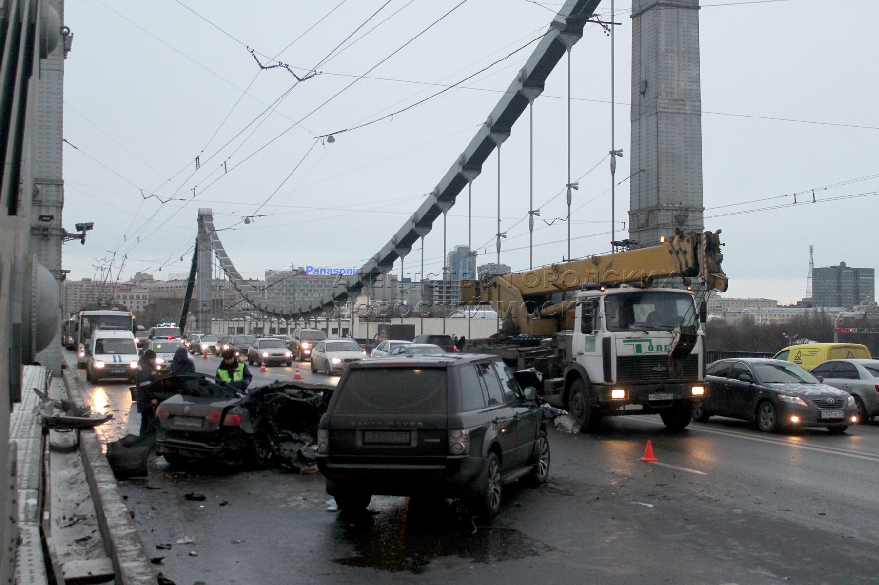 авария на крымском мосту сегодня