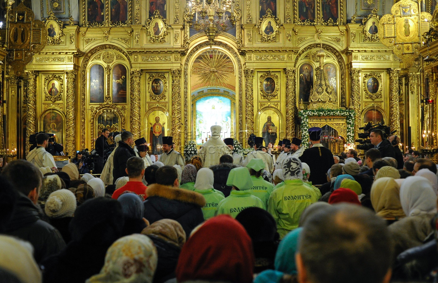 Работа в московском храме