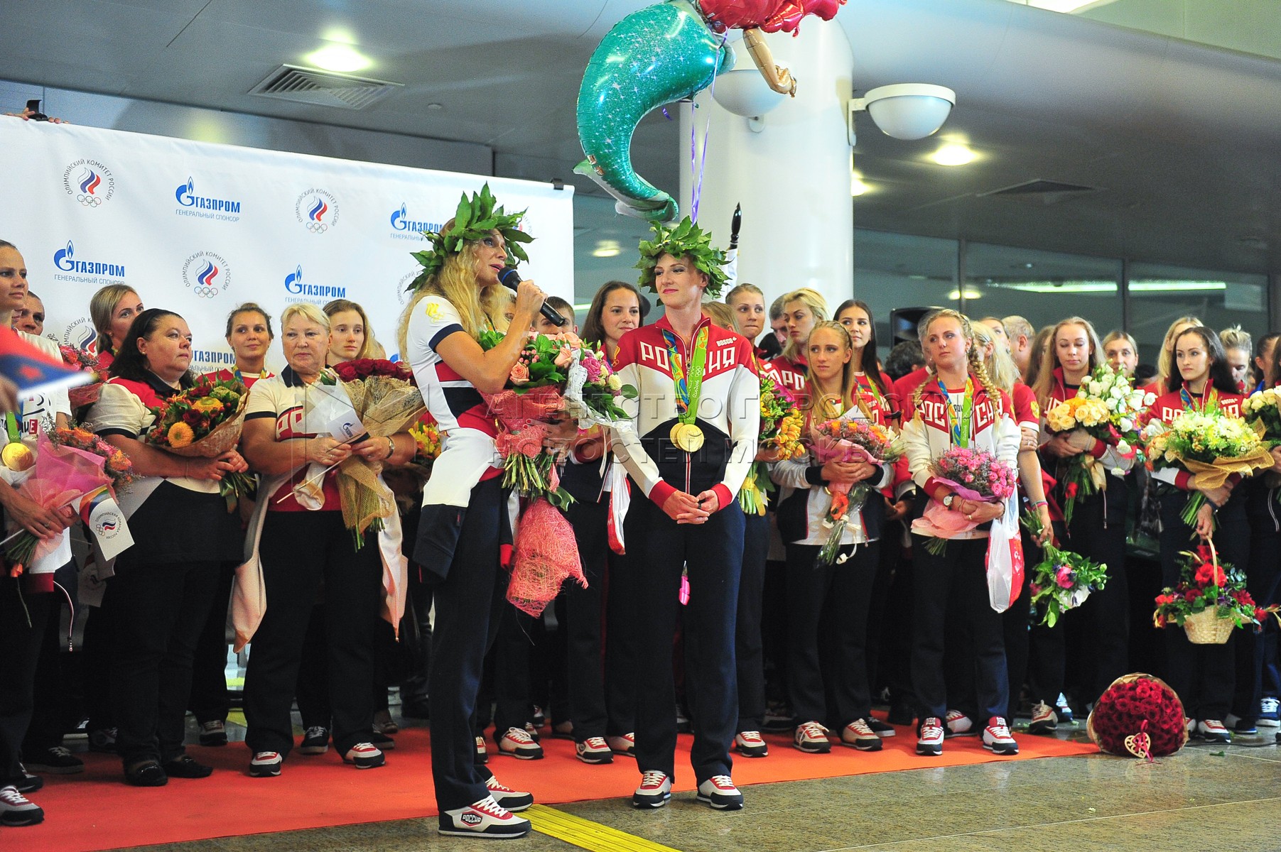 Встреча спортсменов