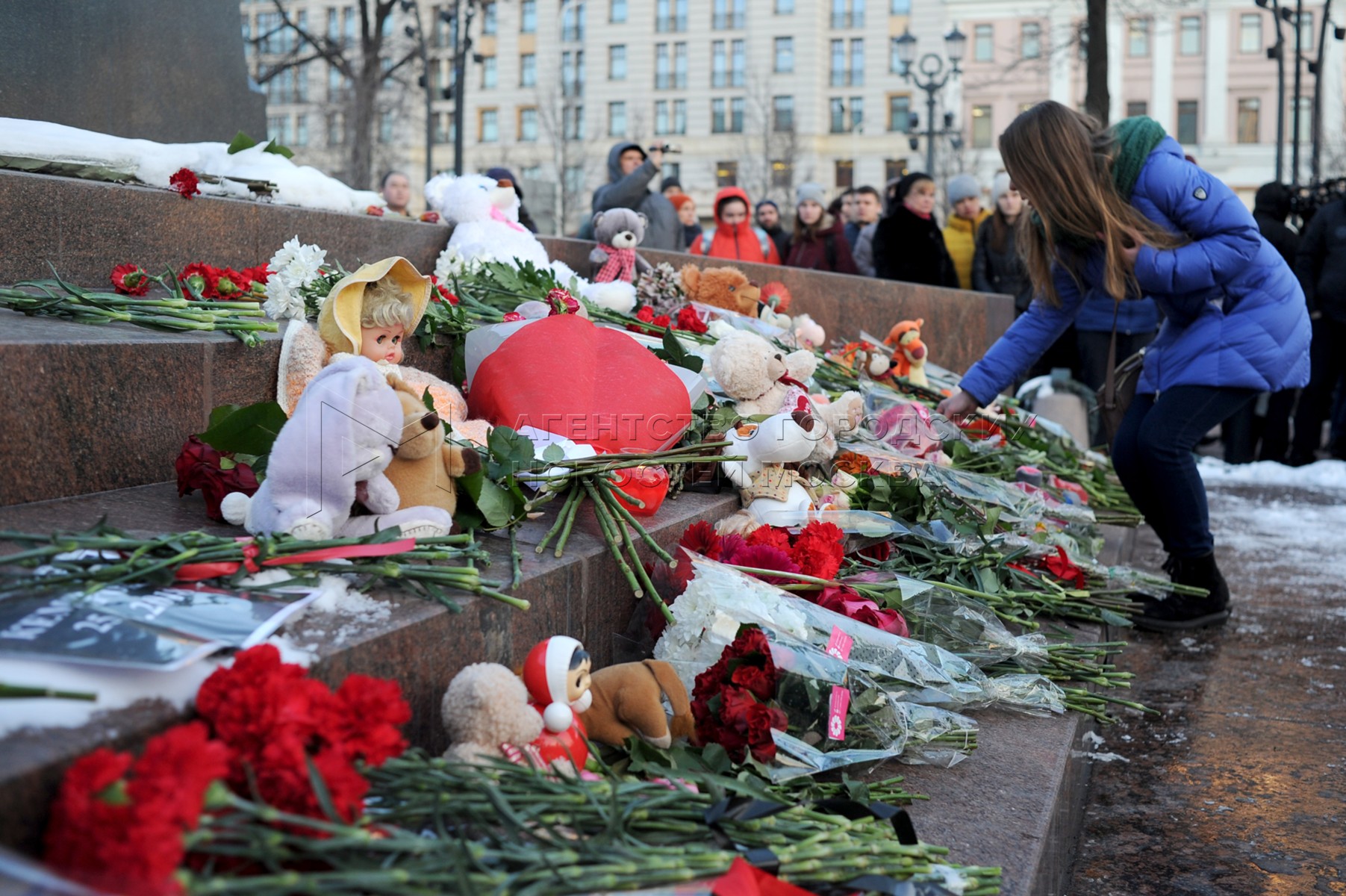 Траур по погибшим в москве