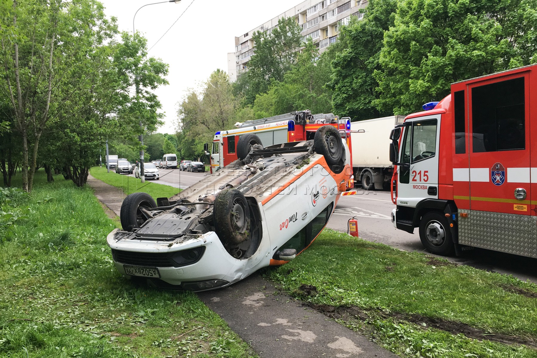 Авария каршеринг Москва