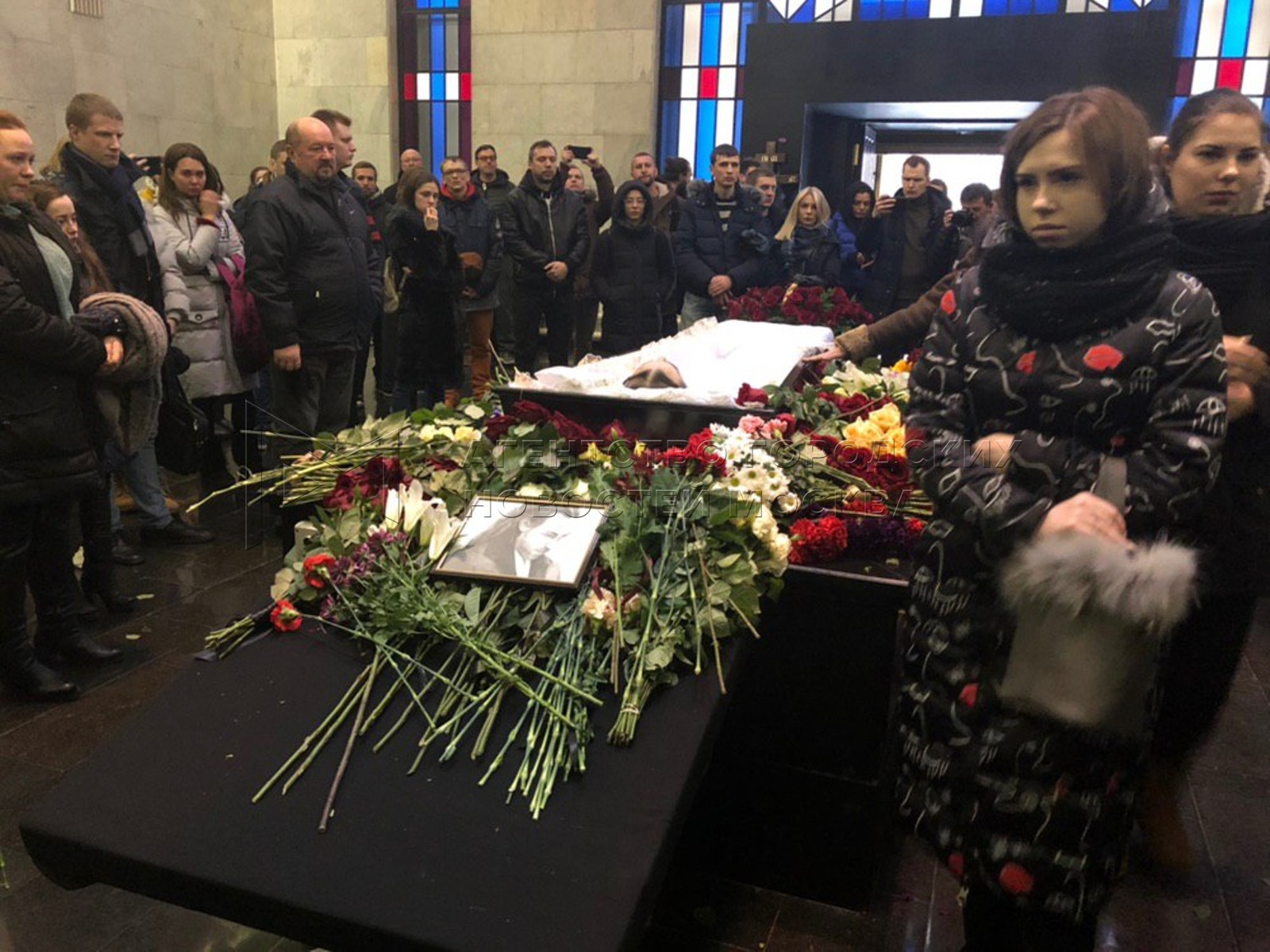 Похороны Кирилла Толмацкого на кладбище