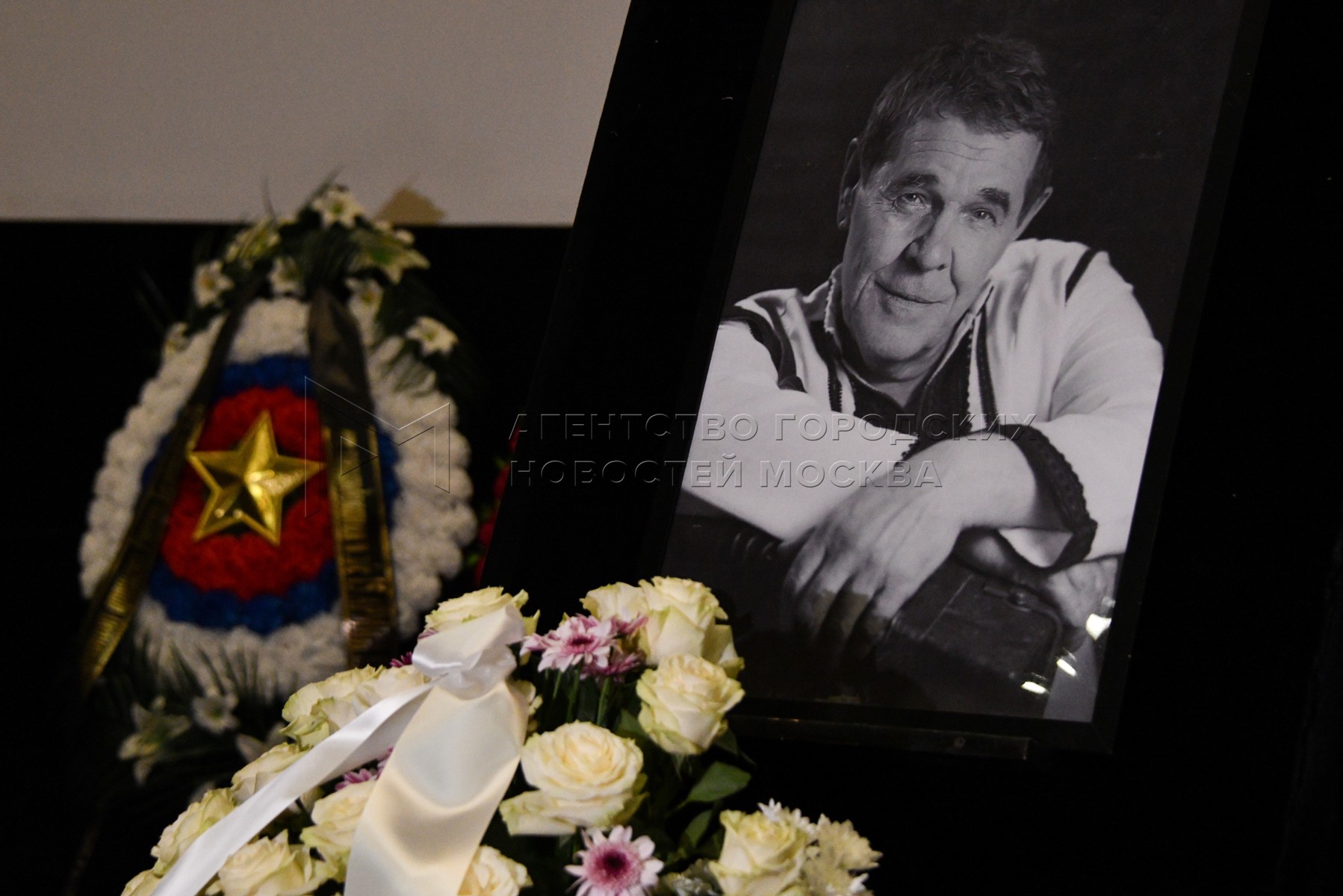 Похороны Алексея Булдакова на кладбище