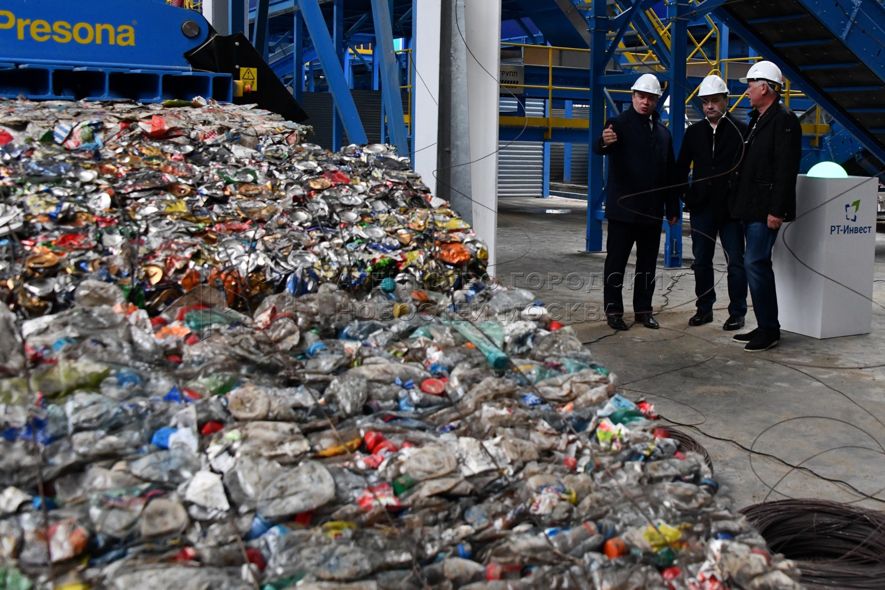 Переработка берегов. Сортировочная мусорка в Мячково 2021 г.
