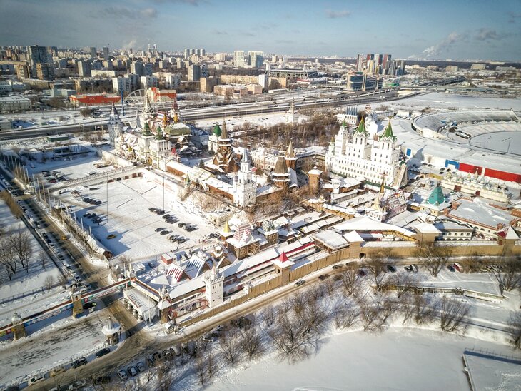 Фото москвы с квадрокоптера