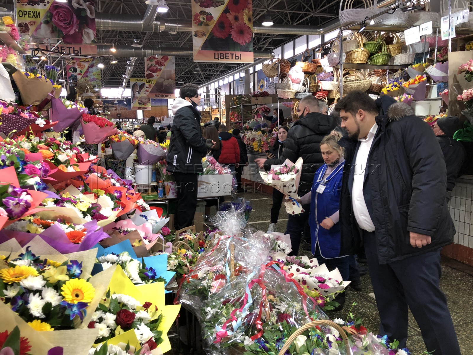 Рижский цветочный рынок