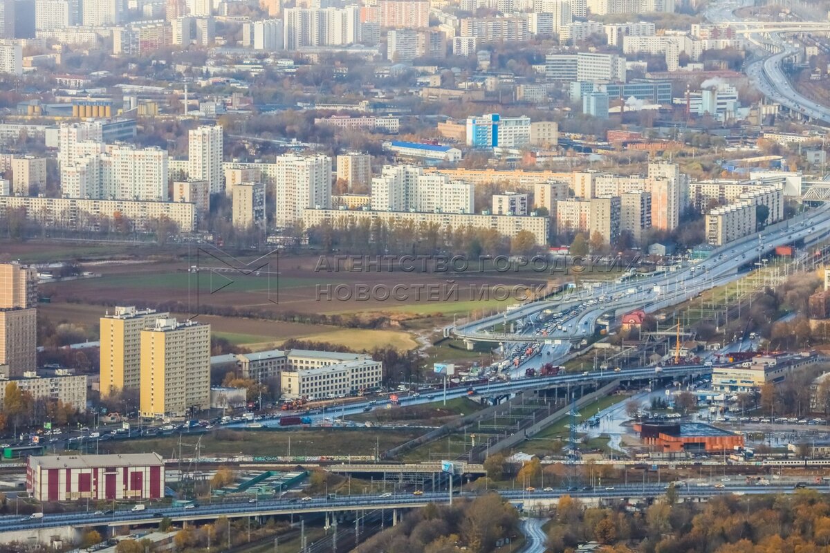 Вид с крыши девятиэтажки