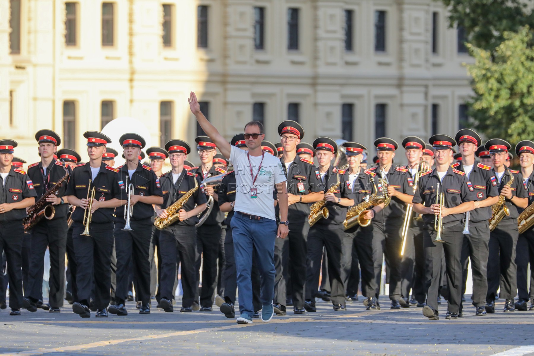 военный оркестр на красной площади