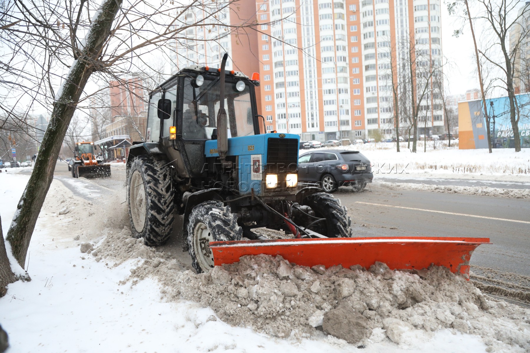 уборка снега москва