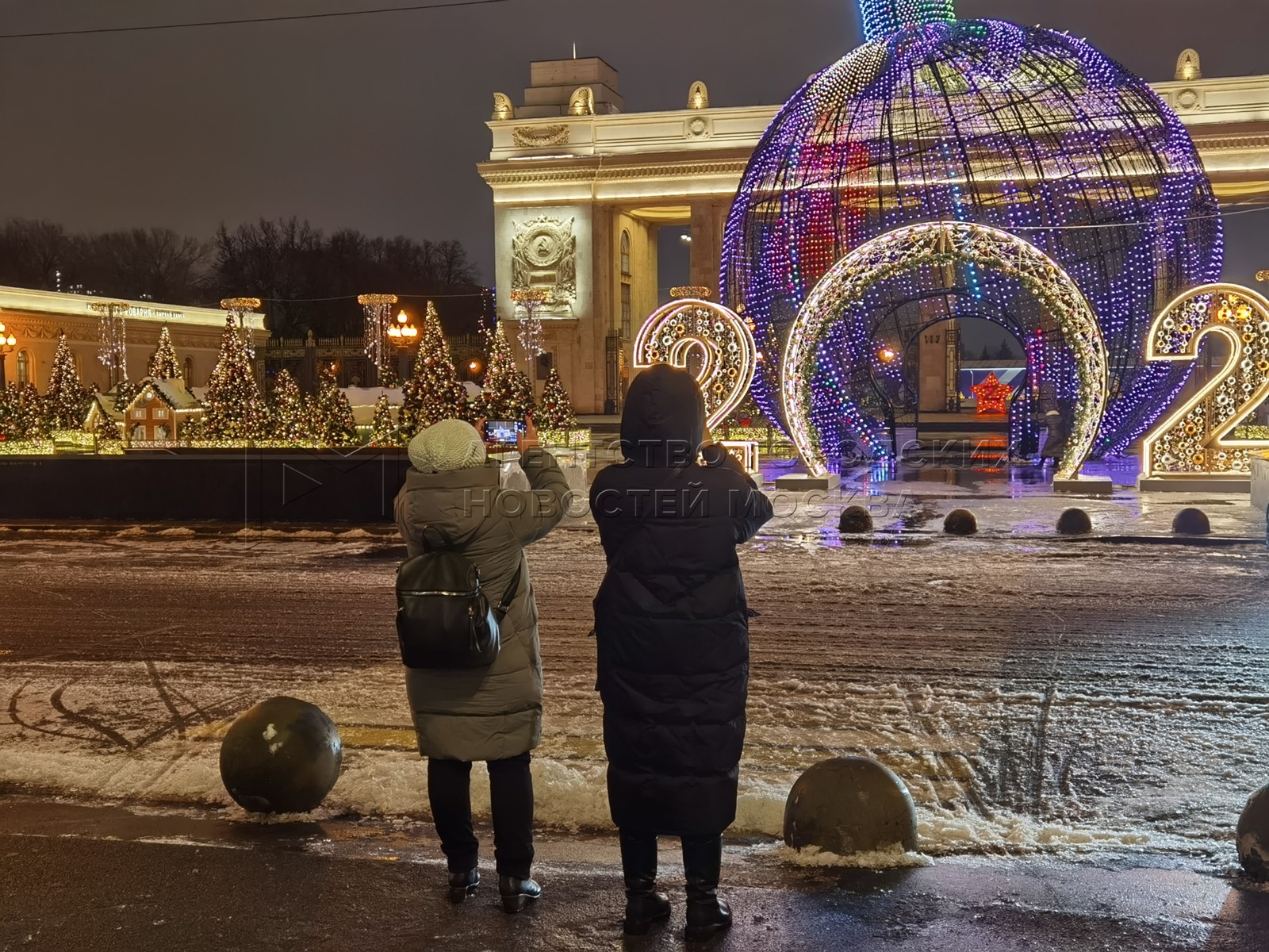 Новый год в парке горького