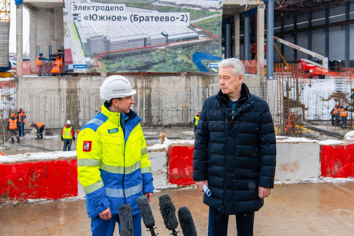 Собянин: Строительство электродепо «Южное» Замоскворецкой линии метро  планируется завершить в этом году - Агентство городских новостей «Москва» -  информационное агентство