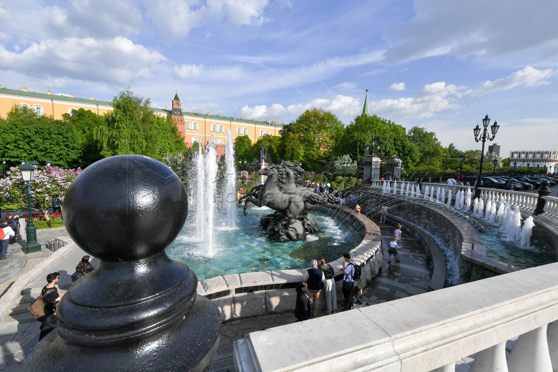 фонтан на манежной площади