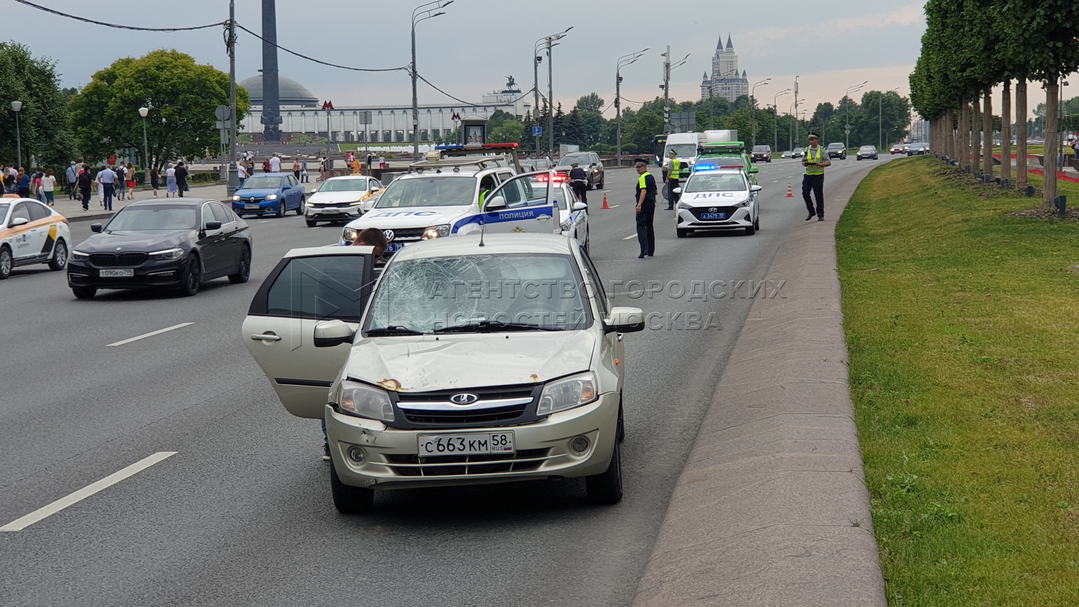 Схема дтп наезд на пешехода