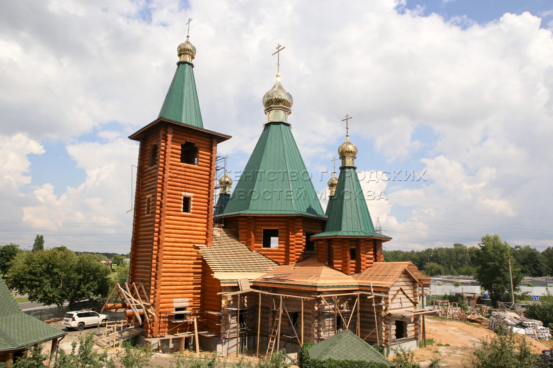 Деревянная Церковь возле метро Свиблово