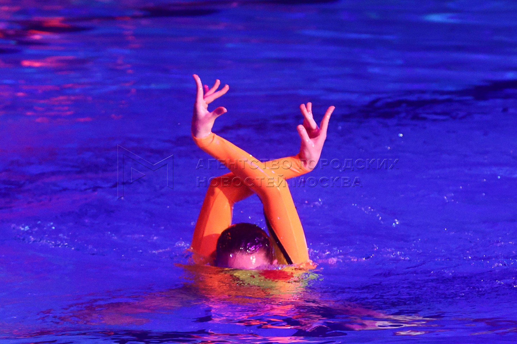 Synchronised swimming Barcelona 14 July 2003