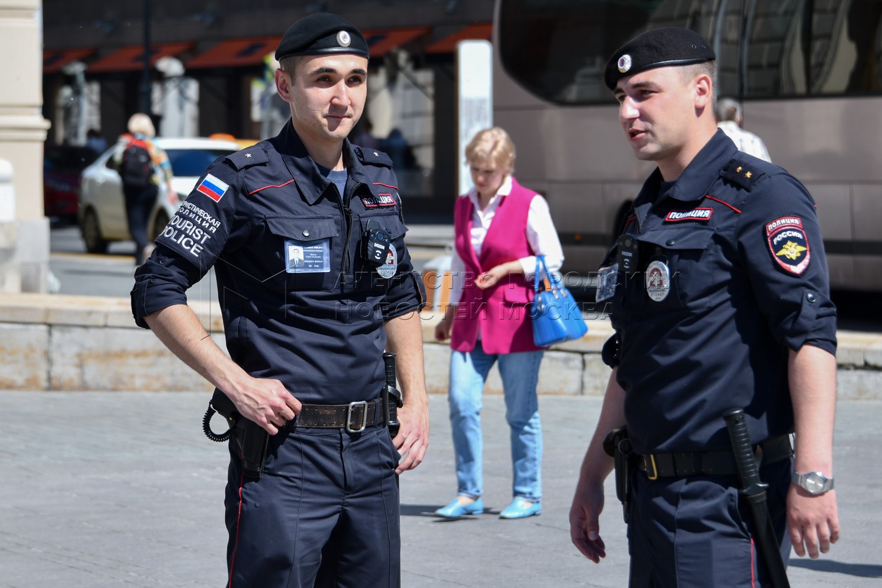 Работа туристической полиции в Москве - Агентство городских новостей