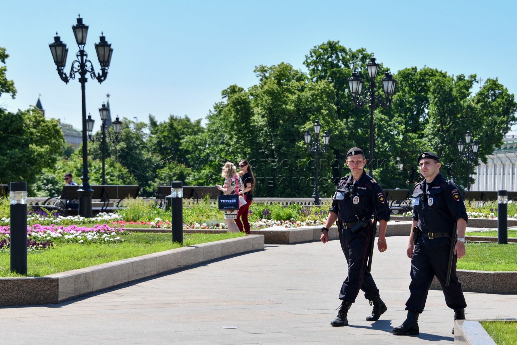 Работа туристической полиции в Москве - Агентство городских новостей