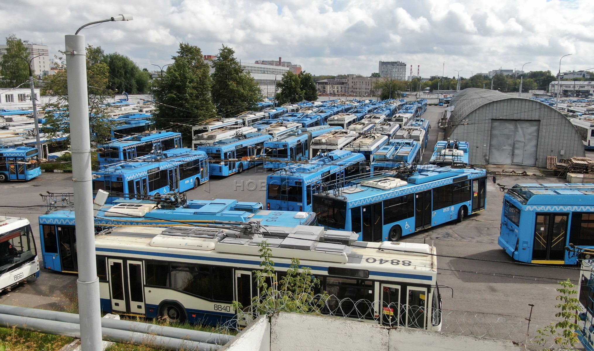 троллейбусный парк в москве