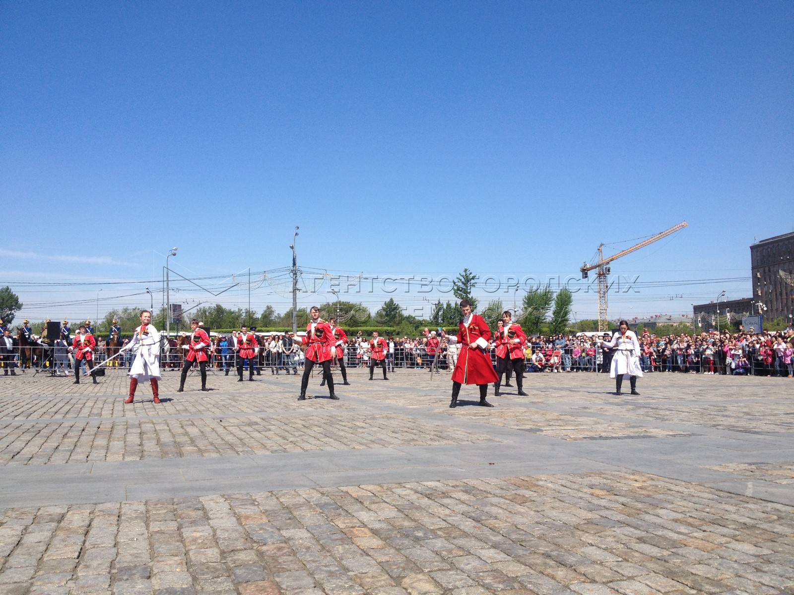 Показательные выступления кремлевского полка